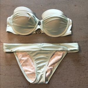 NEW Victoria's Secret Swimsuit - 34C / S - Mint